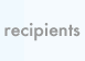 Recipients (active)